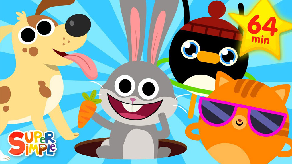 Kênh Youtube học tiếng Anh cho bé: Super Simple Songs - Kids Songs