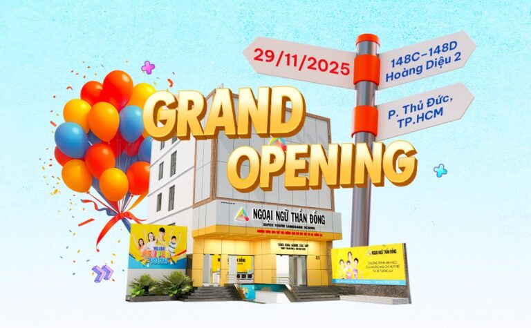 Khai trương Ngoại Ngữ Thần Đồng - Hoàng Diệu 2 - Thủ Đức
