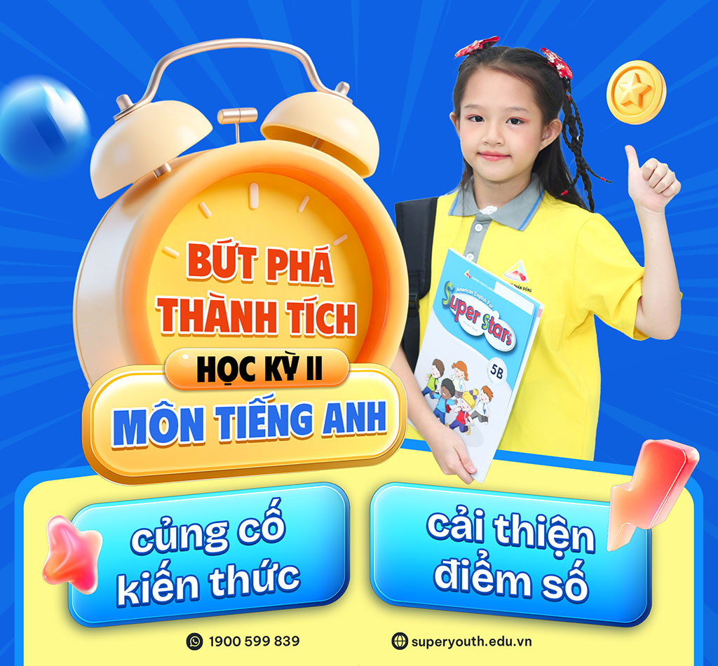 Bứt phá thành tích tiếng Anh học kỳ 2