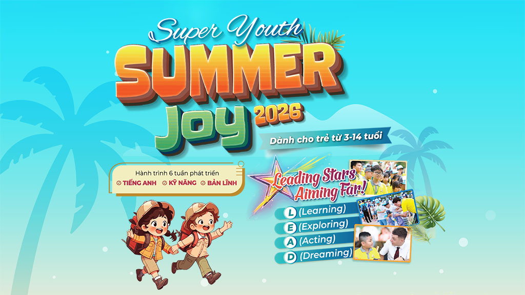 tiếng Anh hè Summer Joy 2026