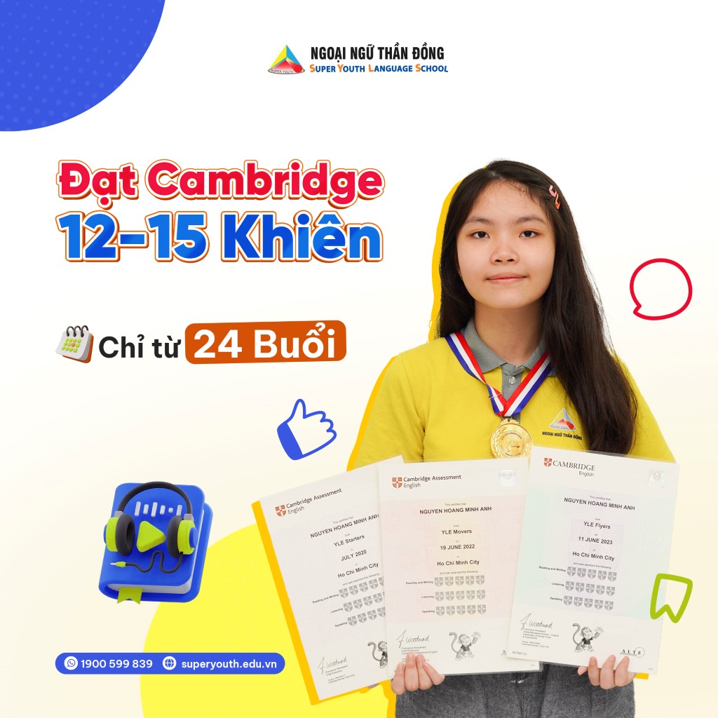 cam kết Cambridge 12-15 khiên