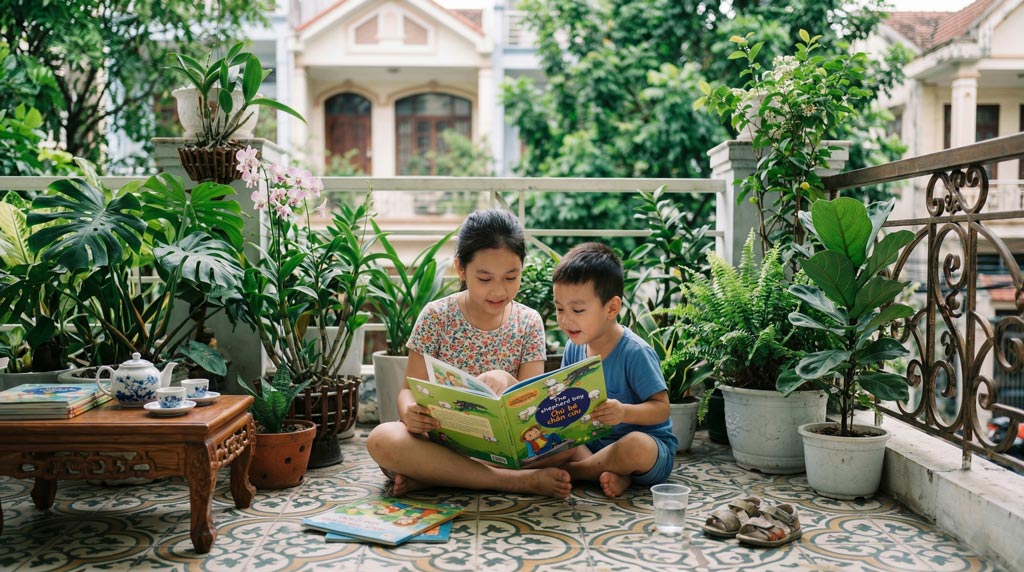 Đọc truyện tranh song ngữ mỗi ngày