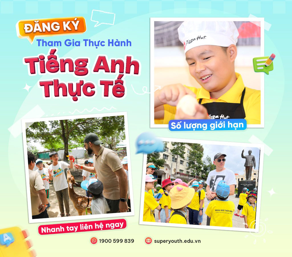 Tham gia thực hành tiếng Anh thực tế