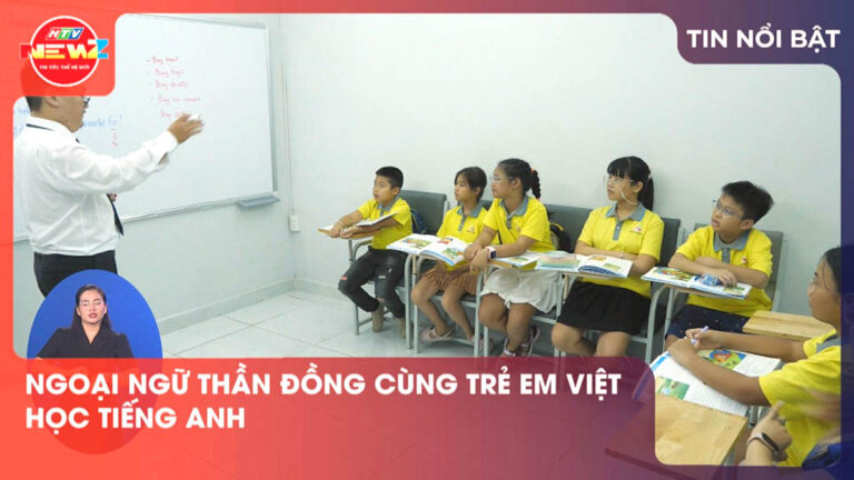 Bản tin HTV9 - Ngoại Ngữ Thần Đồng
