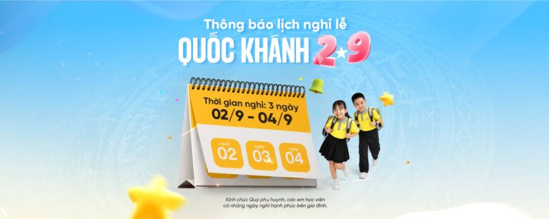 Thông báo lịch nghỉ Lễ Quốc Khánh 2-9-2026